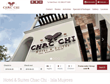 Tablet Screenshot of hotelchacchi.com